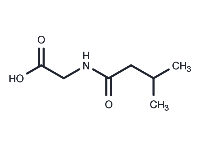 N-Isovaleroylglycine Chemical Structure