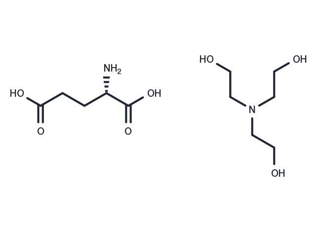 Triethanolamine glutamate Chemical Structure