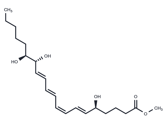Lipoxin B4 methyl ester Chemical Structure