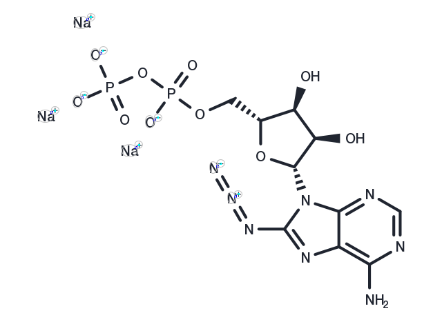 8-Azidoadenosine-5'-O-diphosphate sodium Chemical Structure
