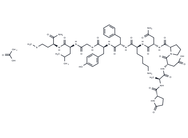 Physalaemin acetate Chemical Structure