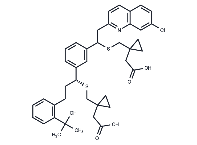 Montelukast bis-sulfide Chemical Structure