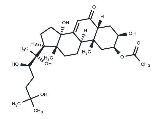 2-O-Acetyl-20-hydroxyecdysone Chemical Structure