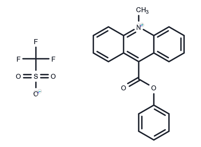 10-methyl-9-(phenoxycarbonyl) Acridinium Chemical Structure