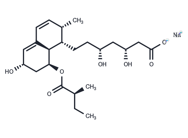 Pravastatin sodium Chemical Structure