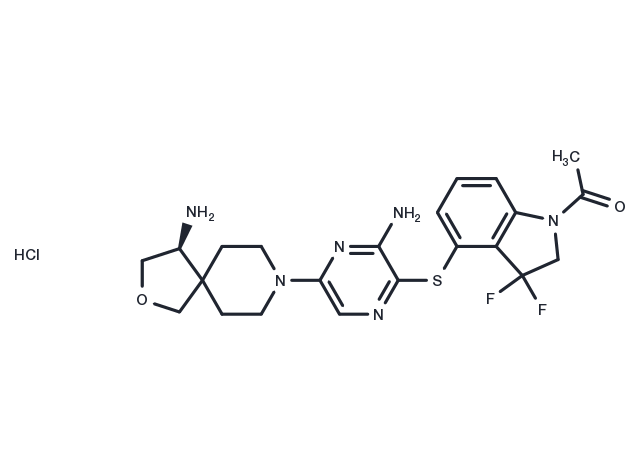 SHP2-IN-6 hydrochloride Chemical Structure