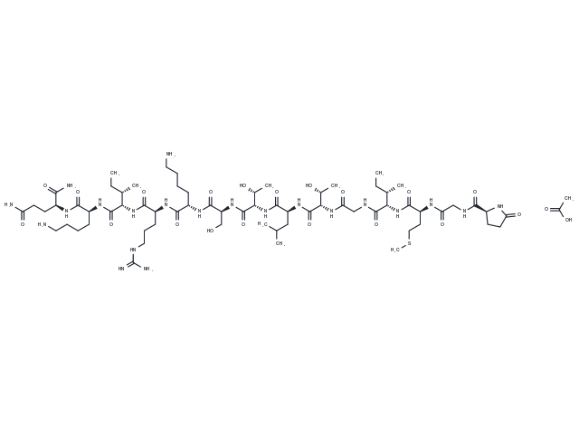 Levitide acetate Chemical Structure