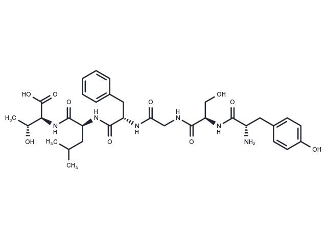 (D-Ser2)-Leu-Enkephalin-Thr Chemical Structure