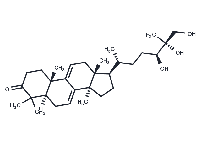 Ganodermanontriol Chemical Structure