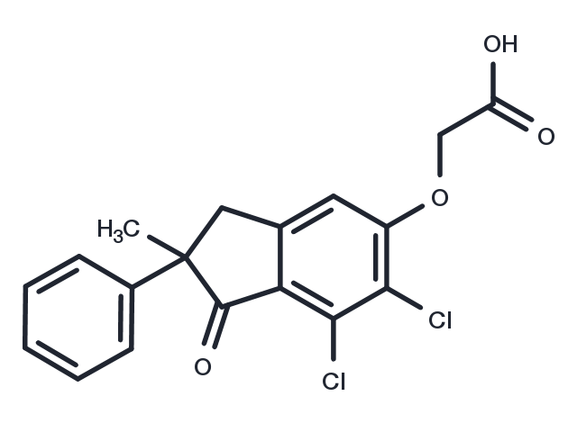 Indacrinone Chemical Structure