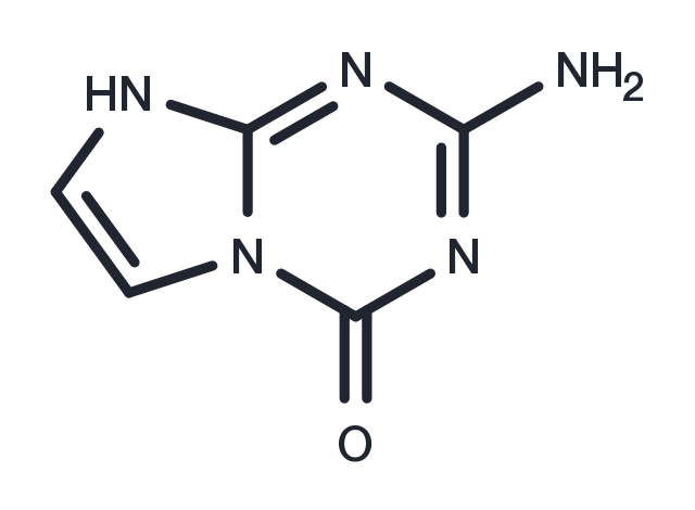 5-Aza-7-deazaguanine Chemical Structure