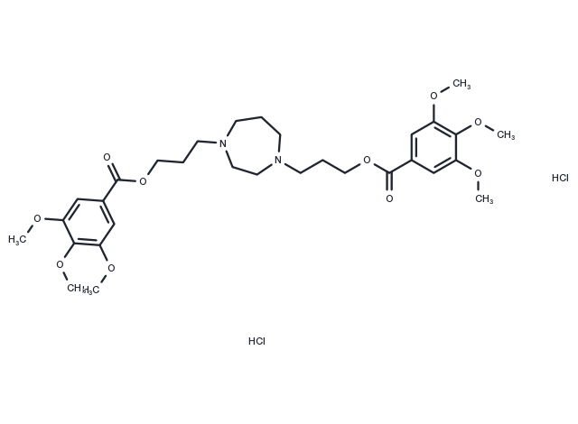 Dilazep dihydrochloride Chemical Structure