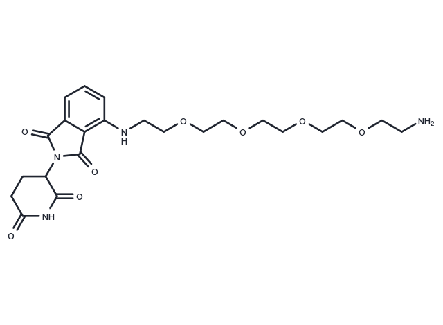 Pomalidomide-PEG4-C2-NH2