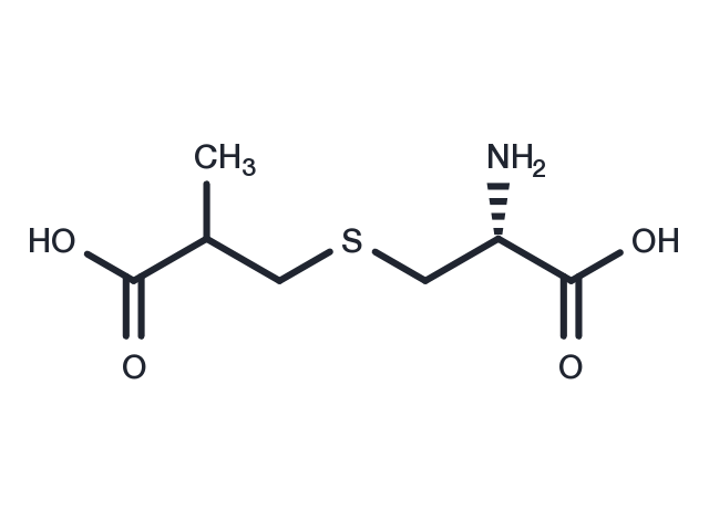 S-(2-Carboxypropyl)cysteine Chemical Structure