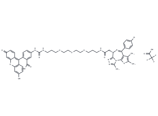JQ1-FITC Chemical Structure