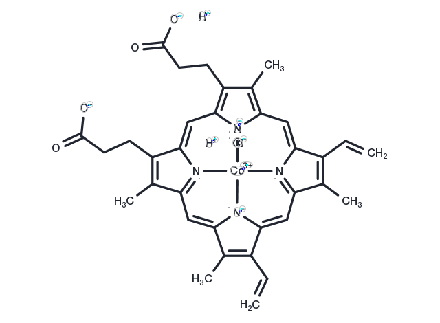 Cobaltic Protoporphyrin IX chloride Chemical Structure