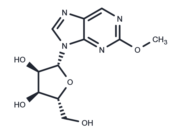 2-Methoxy-9-(beta-D-ribofuranosyl)purine Chemical Structure
