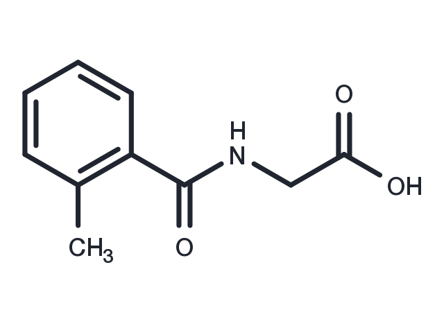 2-(2-Methylbenzamido)acetic acid Chemical Structure