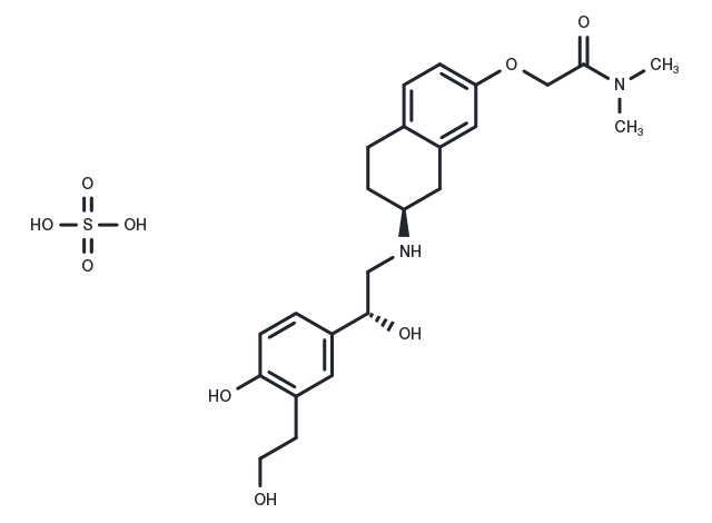 Bedoradrine sulfate Chemical Structure