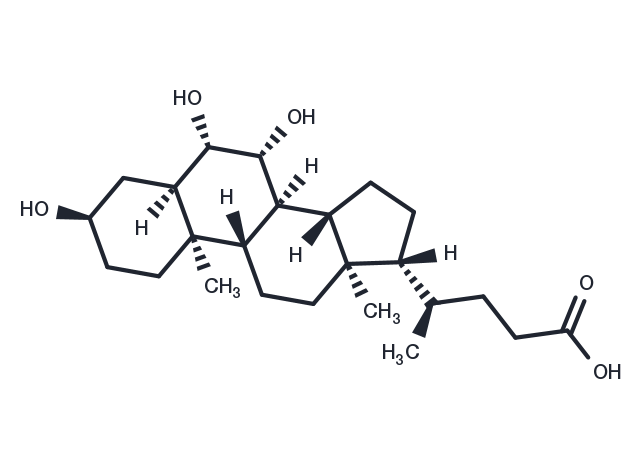 β-Muricholic Acid Chemical Structure
