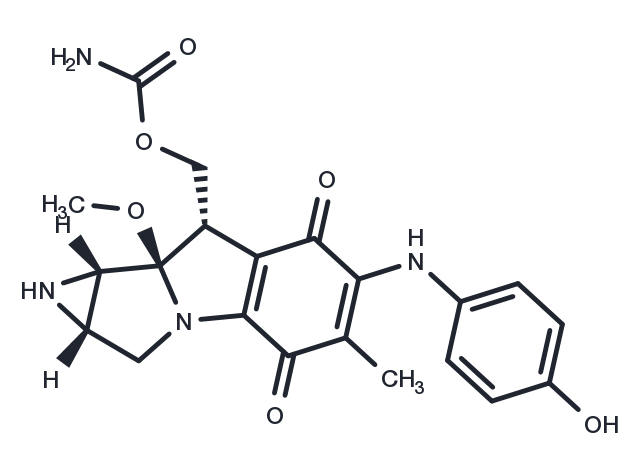 7-N-(4-Hydroxyphenyl)mitomycin C Chemical Structure