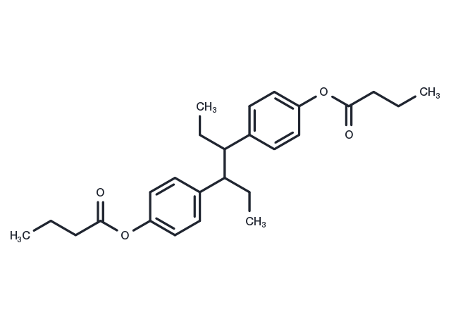 Hexestrol dibutyrate Chemical Structure