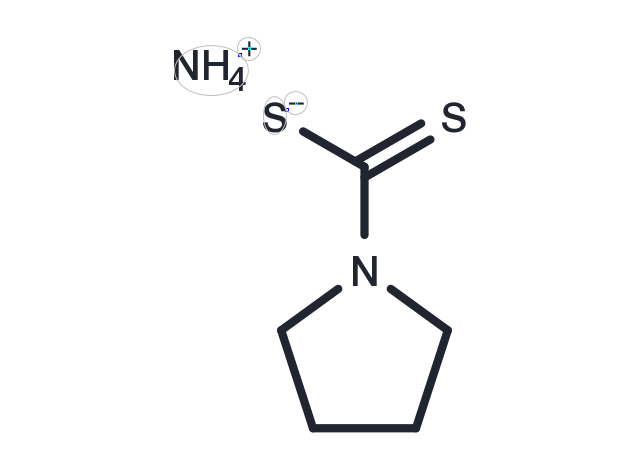 Pyrrolidinedithiocarbamate ammonium Chemical Structure