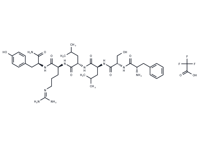 FSLLRY-NH2 TFA(245329-02-6 free base) Chemical Structure