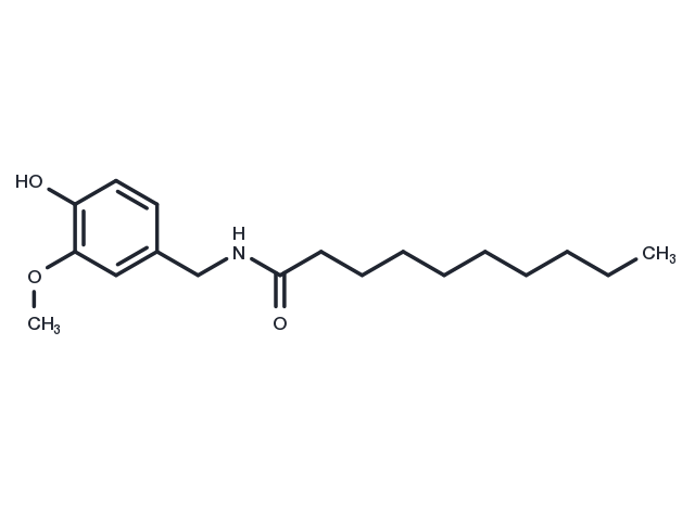 N-Vanillyldecanamide Chemical Structure