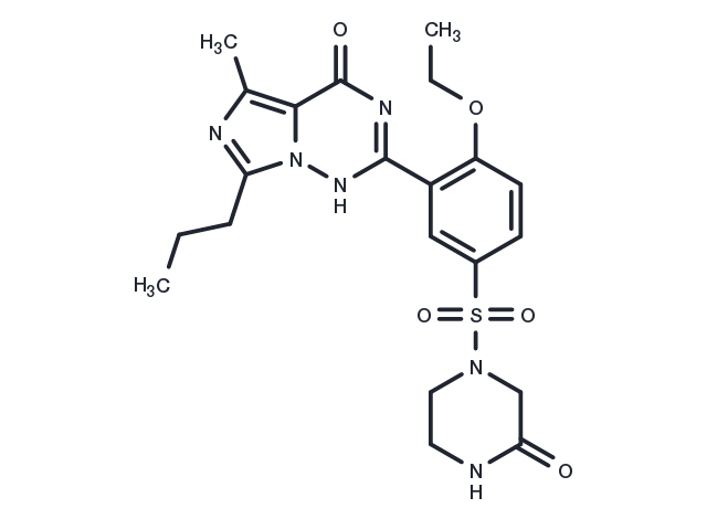 Vardenafil oxopiperazine Chemical Structure