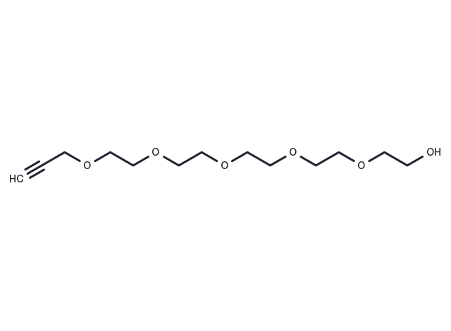 Propargyl-PEG5-OH Chemical Structure