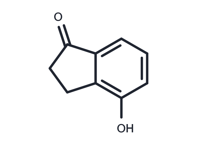 4-Hydroxy-1-indanone Chemical Structure