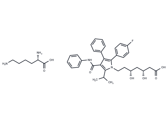 Atorvastatin lysine Chemical Structure