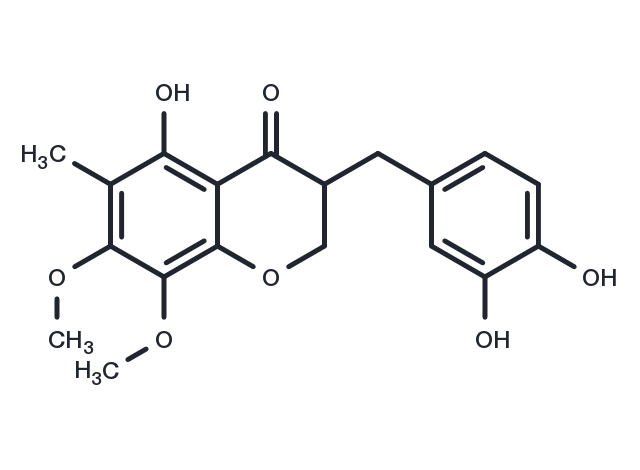 3-(2,4-Dihydroxybenzyl)-5-hydroxy Chemical Structure