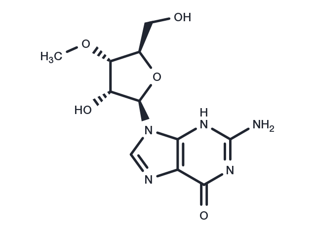 3’-O-Methyl guanosine Chemical Structure