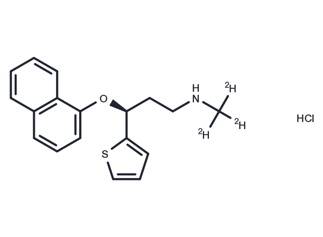 Duloxetine D3 hydrochloride Chemical Structure