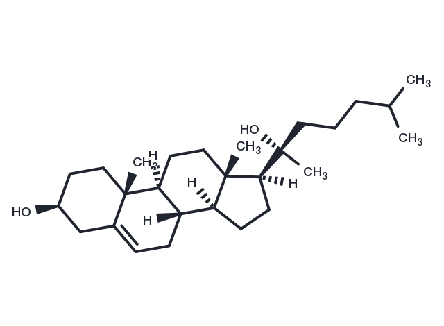 20(S)-Hydroxycholesterol Chemical Structure