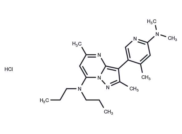 R 121919 hydrochloride Chemical Structure