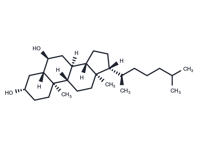 6α-hydroxy Cholesterol Chemical Structure