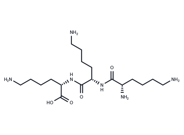 Lysyllysyllysine Chemical Structure