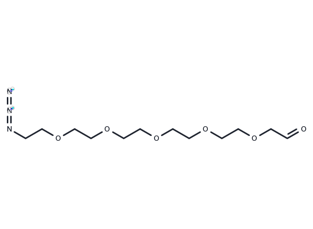 Ald-CH2-PEG5-azide Chemical Structure