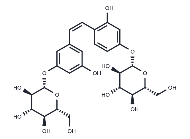 cis-Mulberroside A Chemical Structure