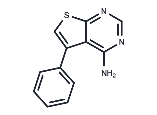 5-phenylthieno[2,3-d]pyrimidin-4-amine Chemical Structure