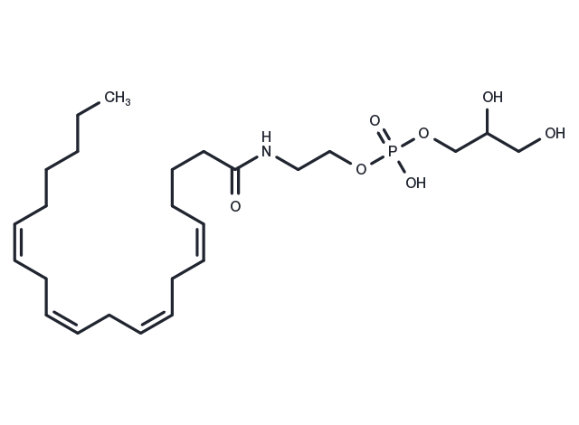 Glycerophospho-N-Arachidonoyl Ethanolamine Chemical Structure