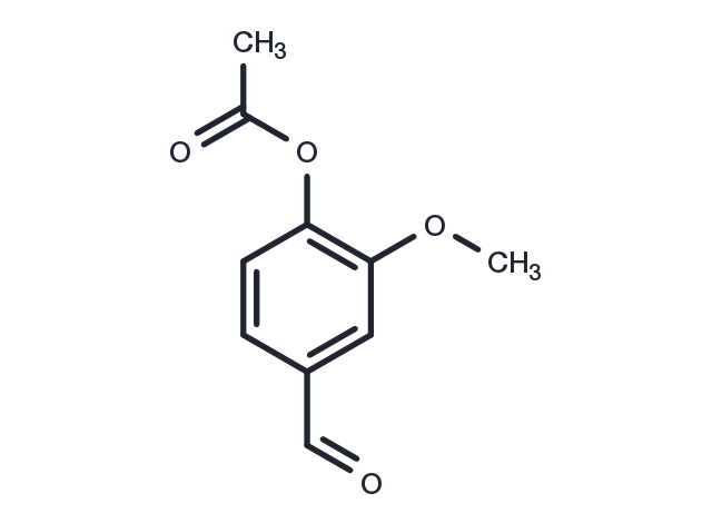 Vanillin acetate Chemical Structure