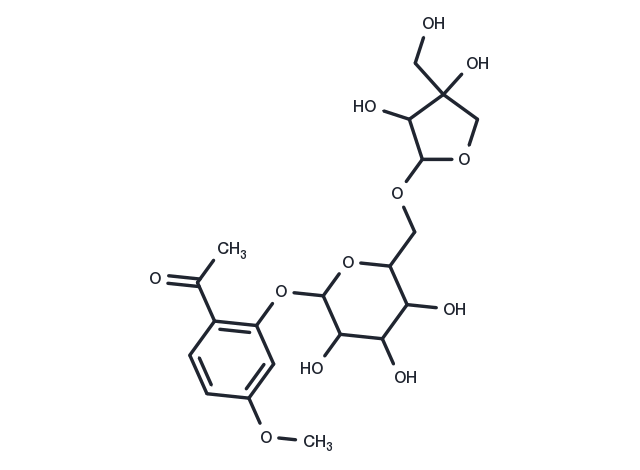 Apiopaeonoside Chemical Structure