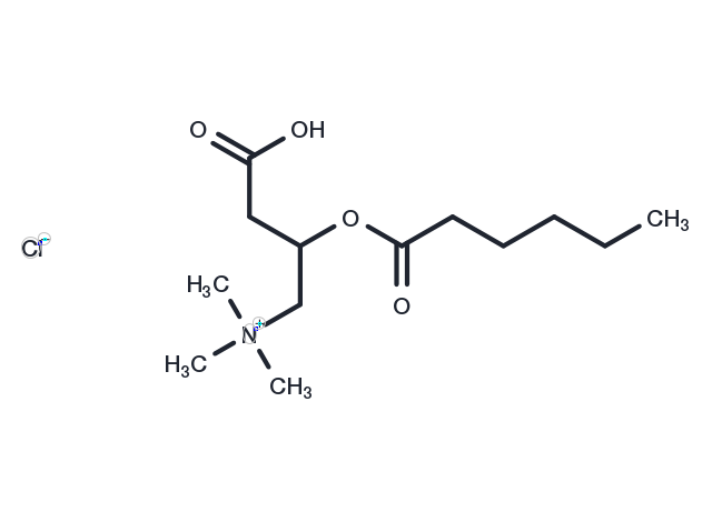 (±)-Hexanoylcarnitine chloride Chemical Structure
