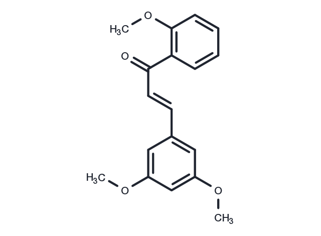 (2E)-3-(3,5-dimethoxyphenyl)-1-(2-methoxyphenyl)prop-2-en-1-one Chemical Structure