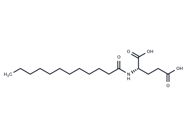 Lauroyl glutamic acid Chemical Structure