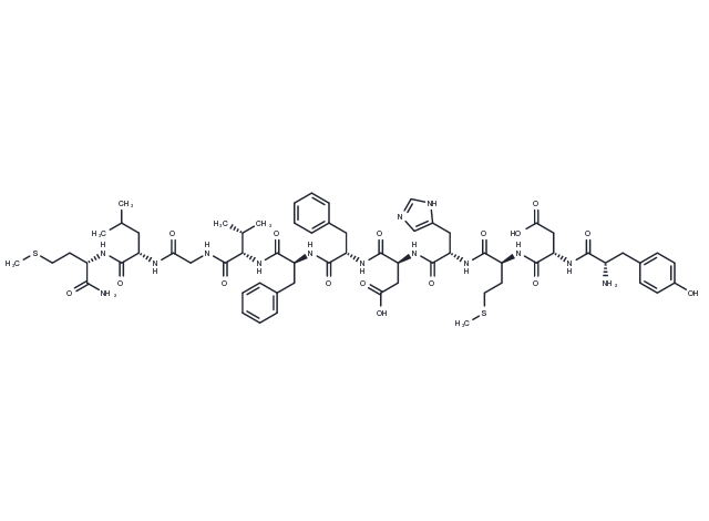 Tyr0-Neurokinin B Chemical Structure